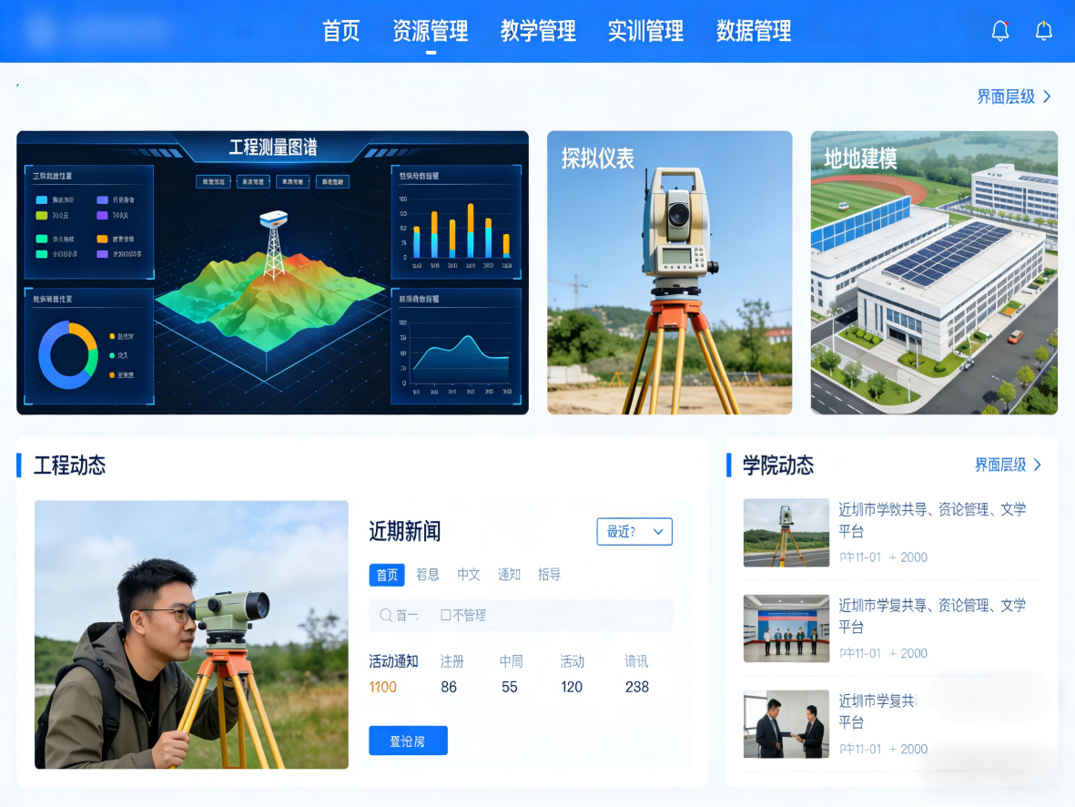 工程测量智慧实训教学管理平台