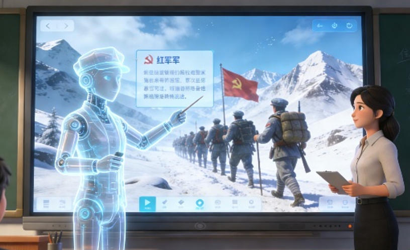 中国共产党人精神谱系教育AI互动教学平台