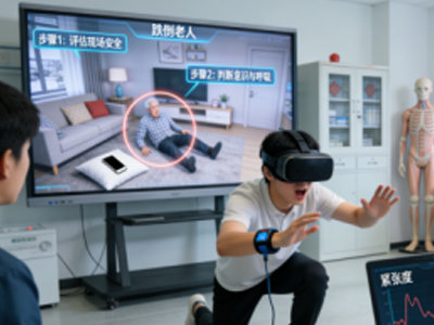 老年人日常照护虚拟仿真实训系统