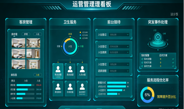 酒店数字化运营突发事件协同处置训练系统