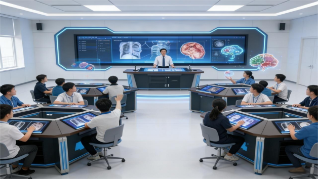 医学影像技术AI虚实融合智慧实训室