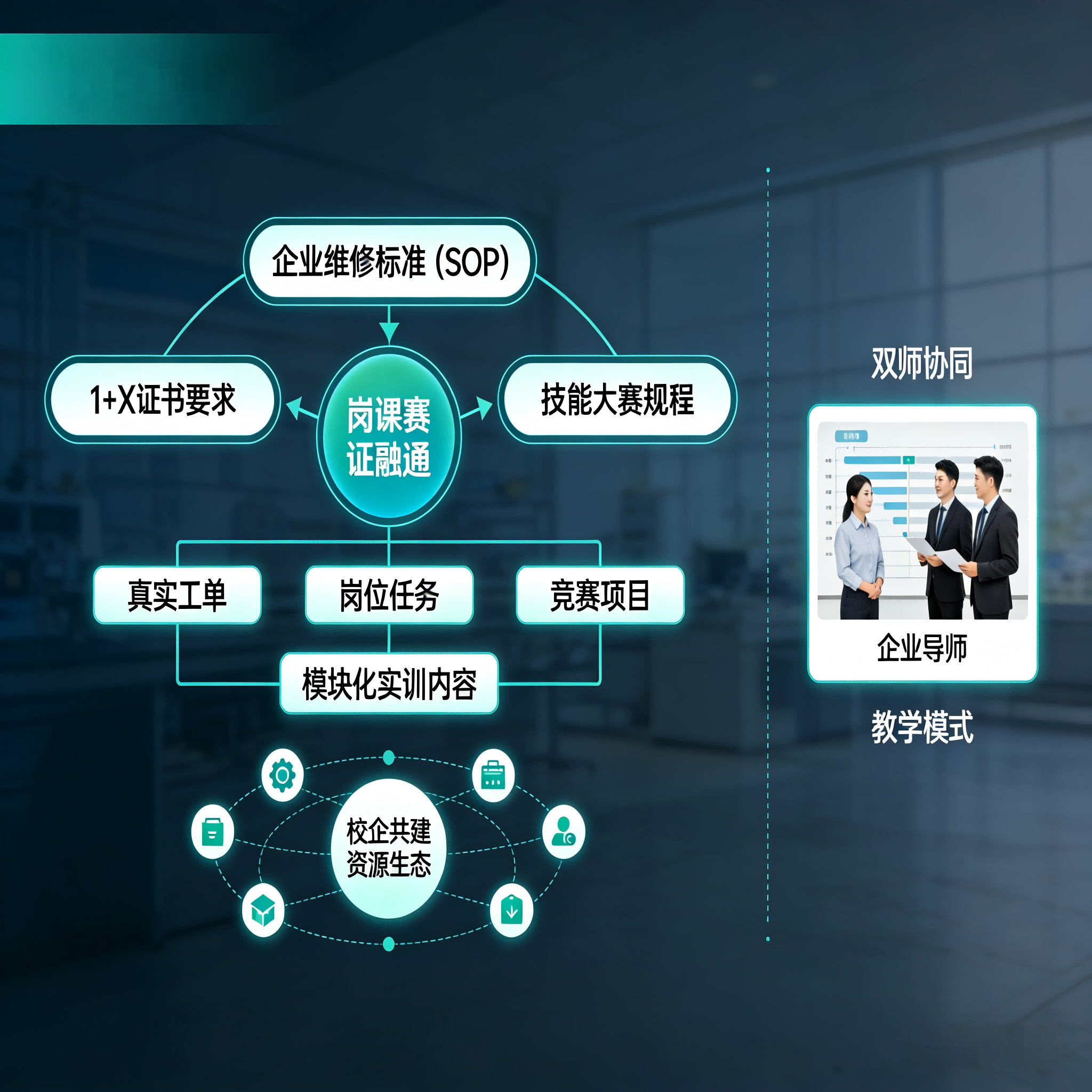 岗课赛证融通，打造产教协同育人新范式