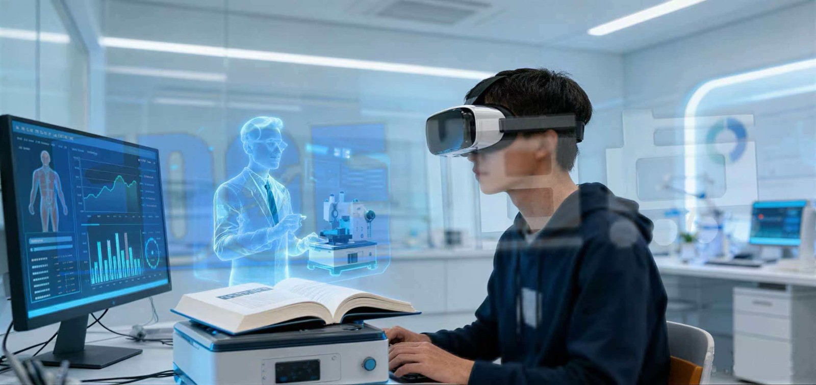 AI驱动健康管理虚实融合智慧实训室，赋能教师的智慧教学工具