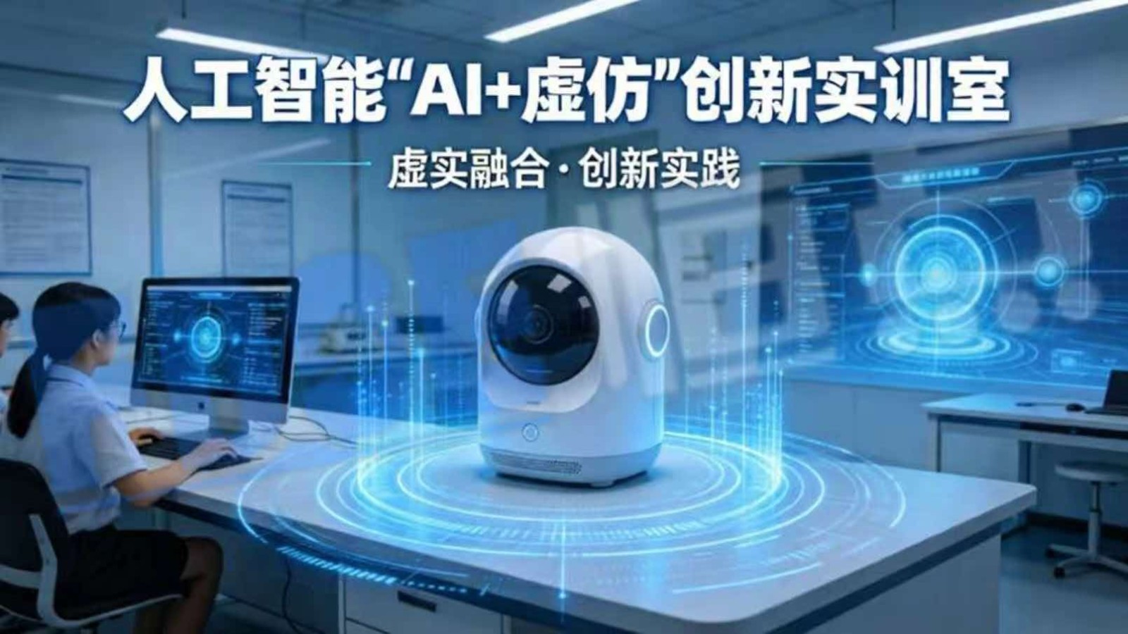 人工智能“AI+虚仿”创新实训室，锚定新时代人才战略