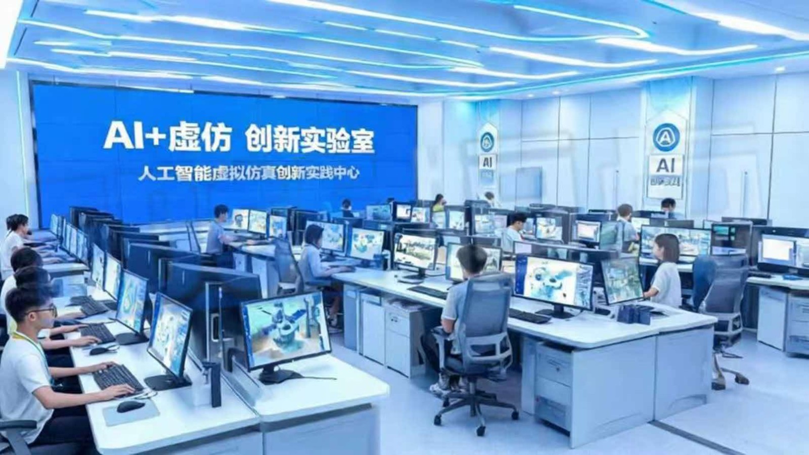 人工智能“AI+虚仿”创新实训室 为每位学生铺就成才之路