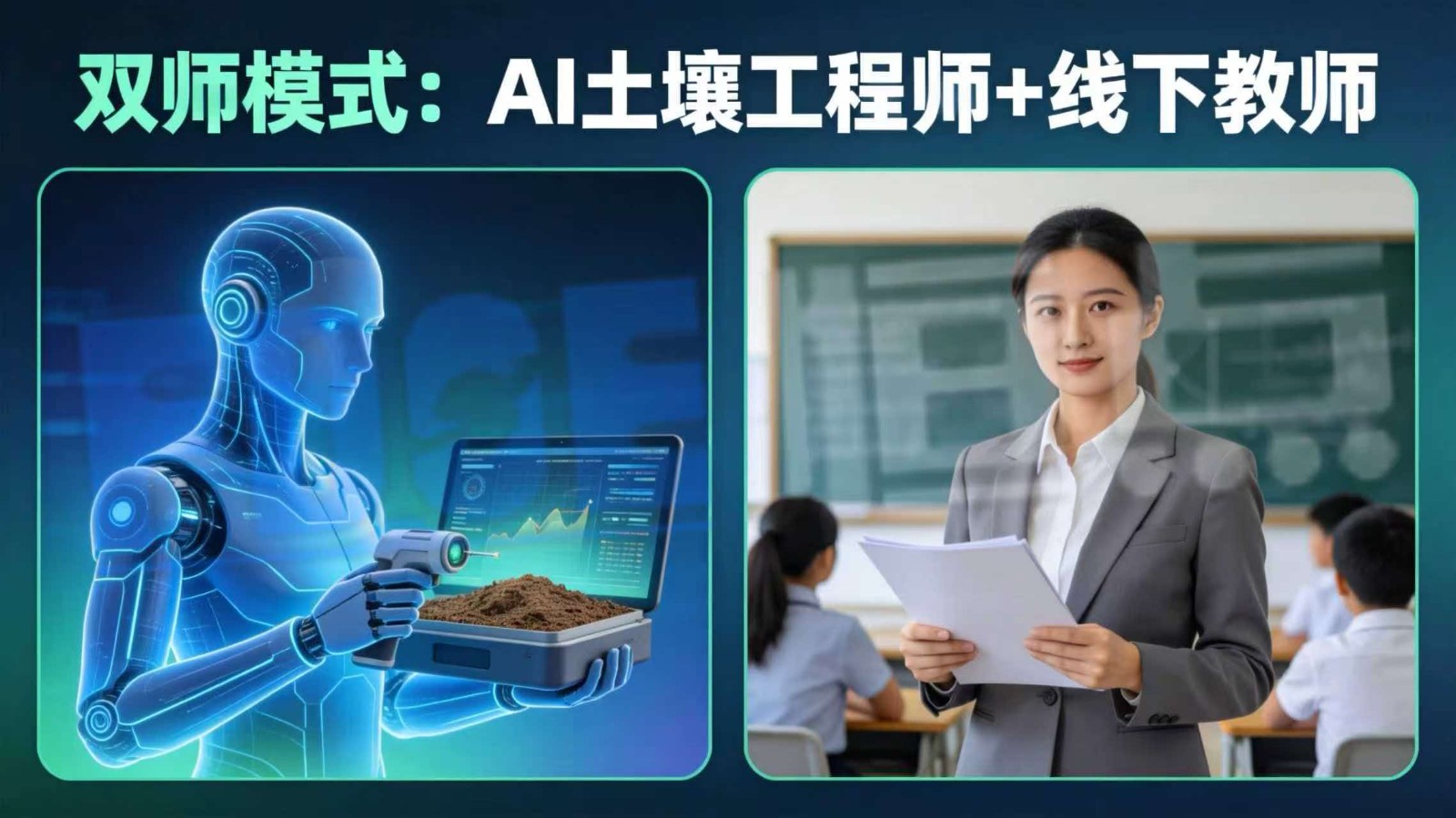 AI+建设用地污染调查技术智慧实训室，双师模式打造高效课堂