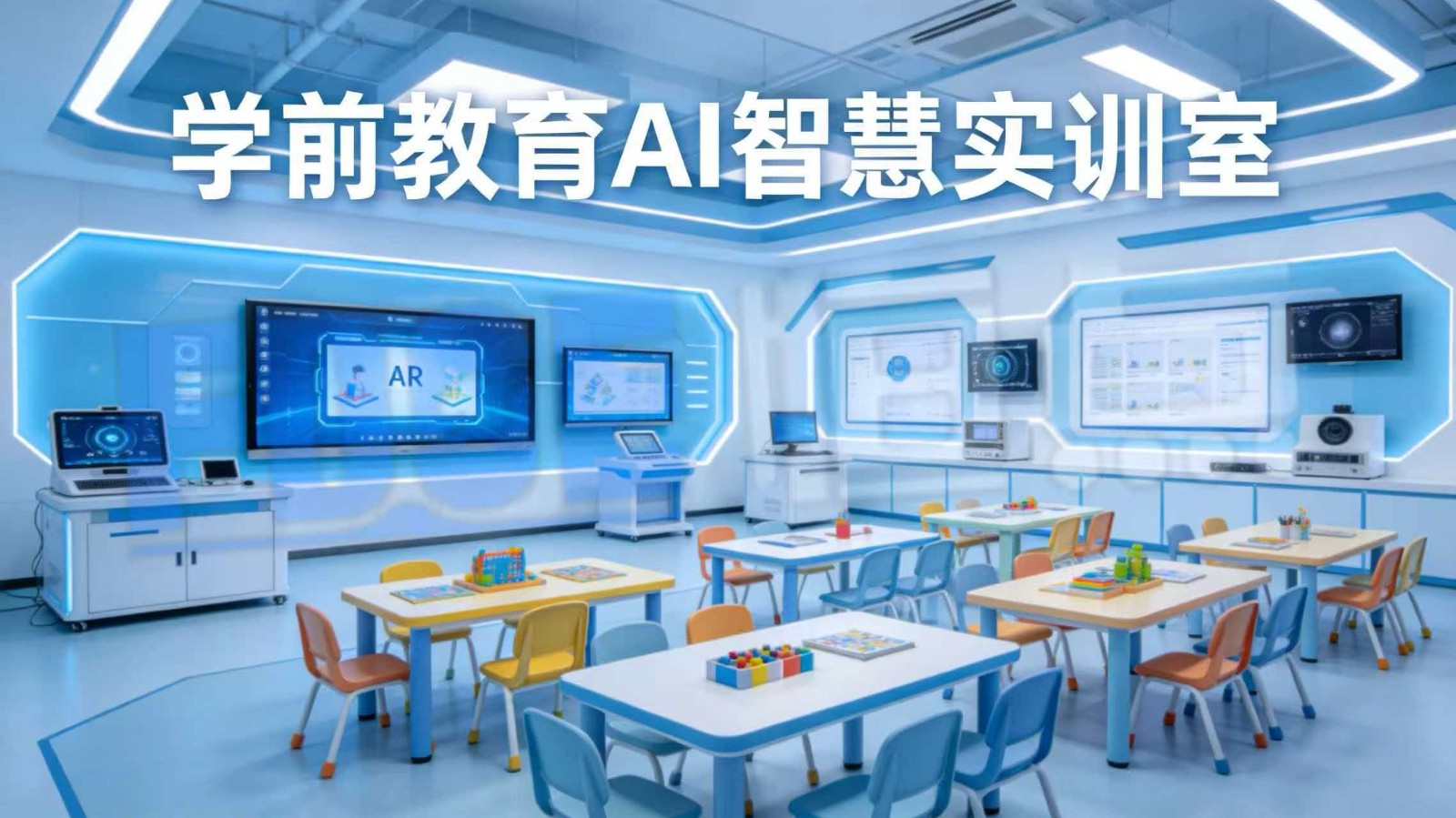 学前教育AI智慧实训室：用“三谱一库”重构教学基础