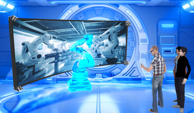 恒点影像医学3D-LED交互显示系统