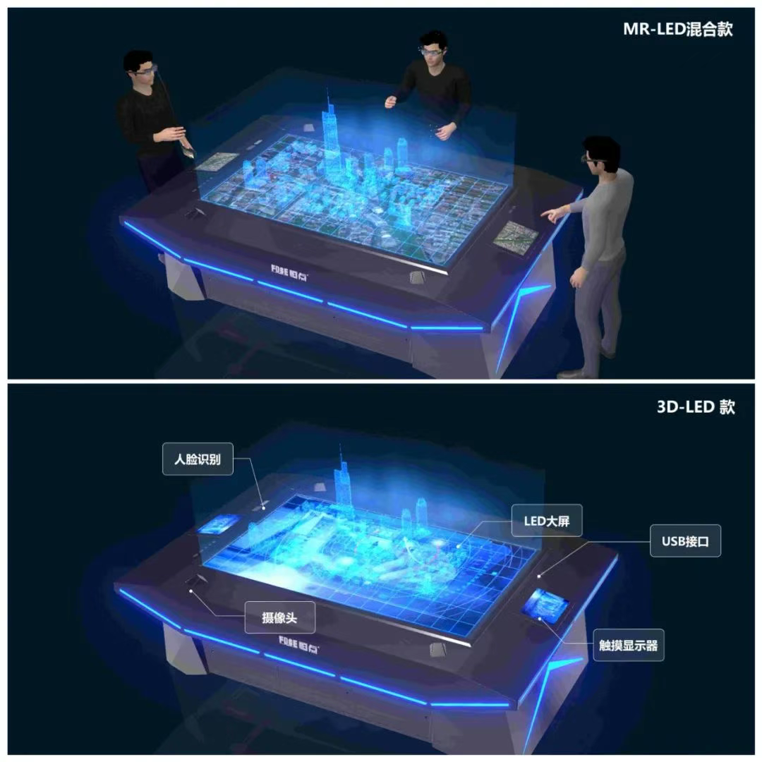 恒点研发的交通安全设施MR智能互动沙盘