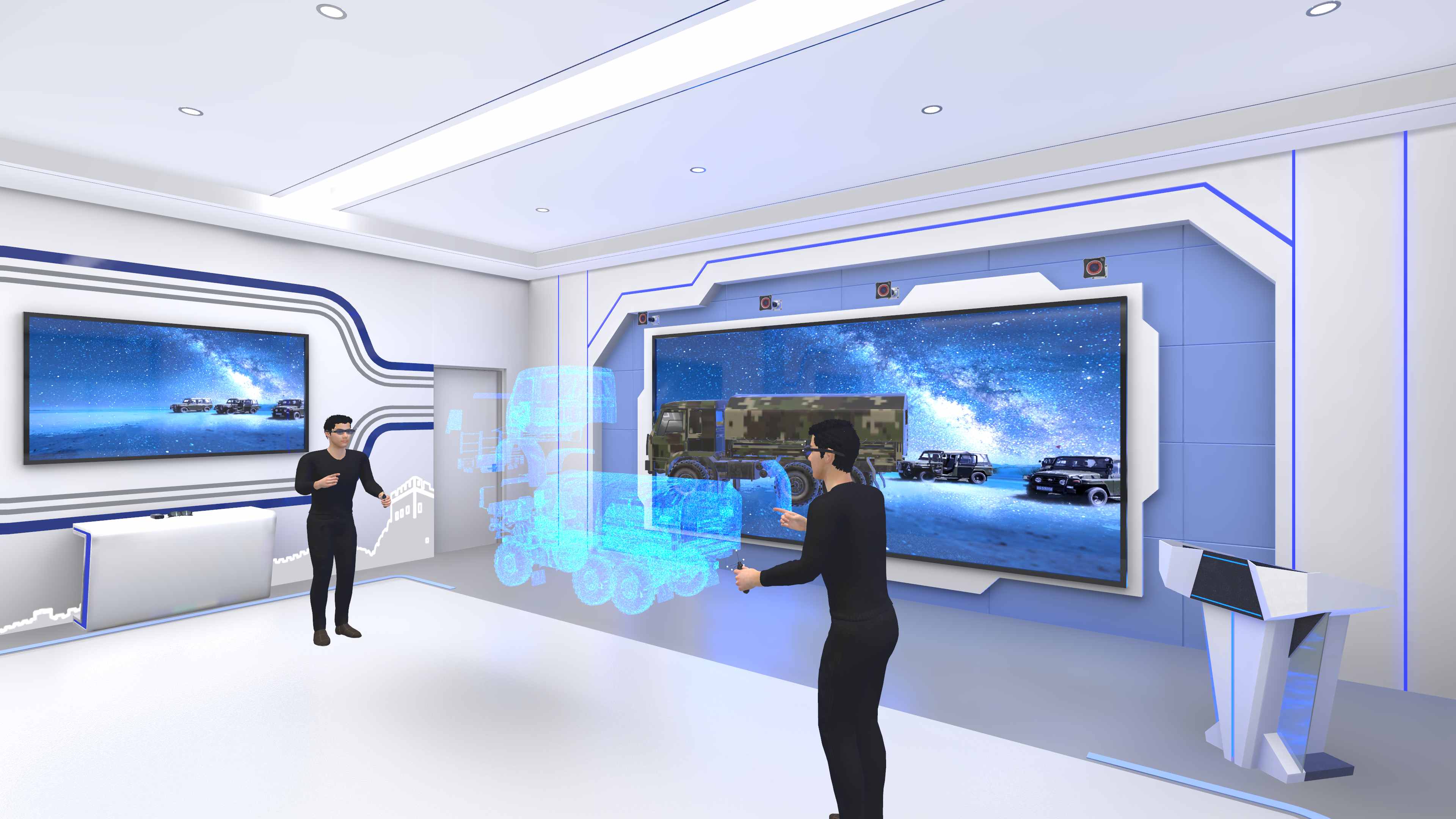 3D-LED交互显示系统