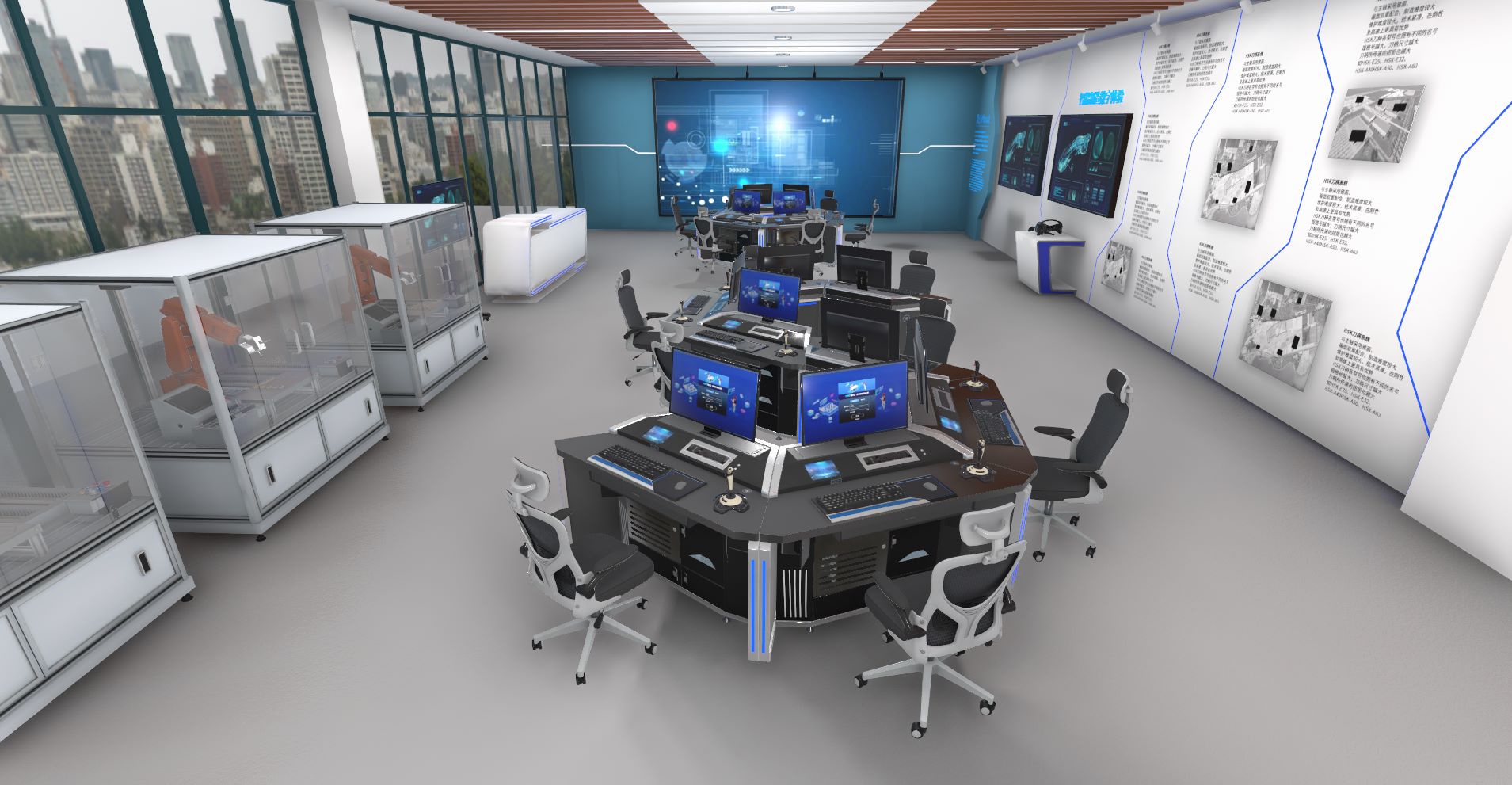 XR数字融合工作站提供多样化的实训教学场景