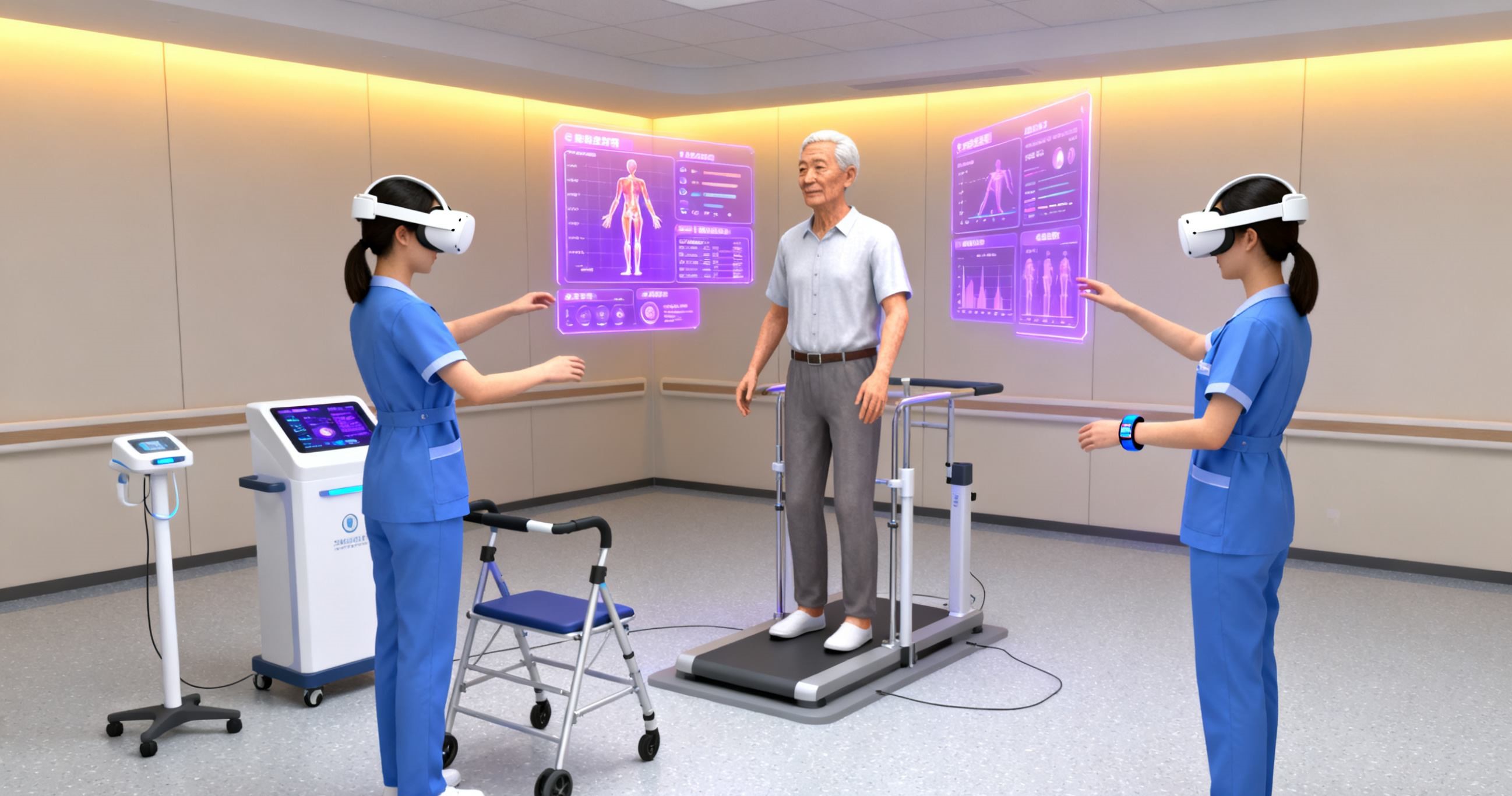 虚拟仿真可以模拟各类养老护理场景