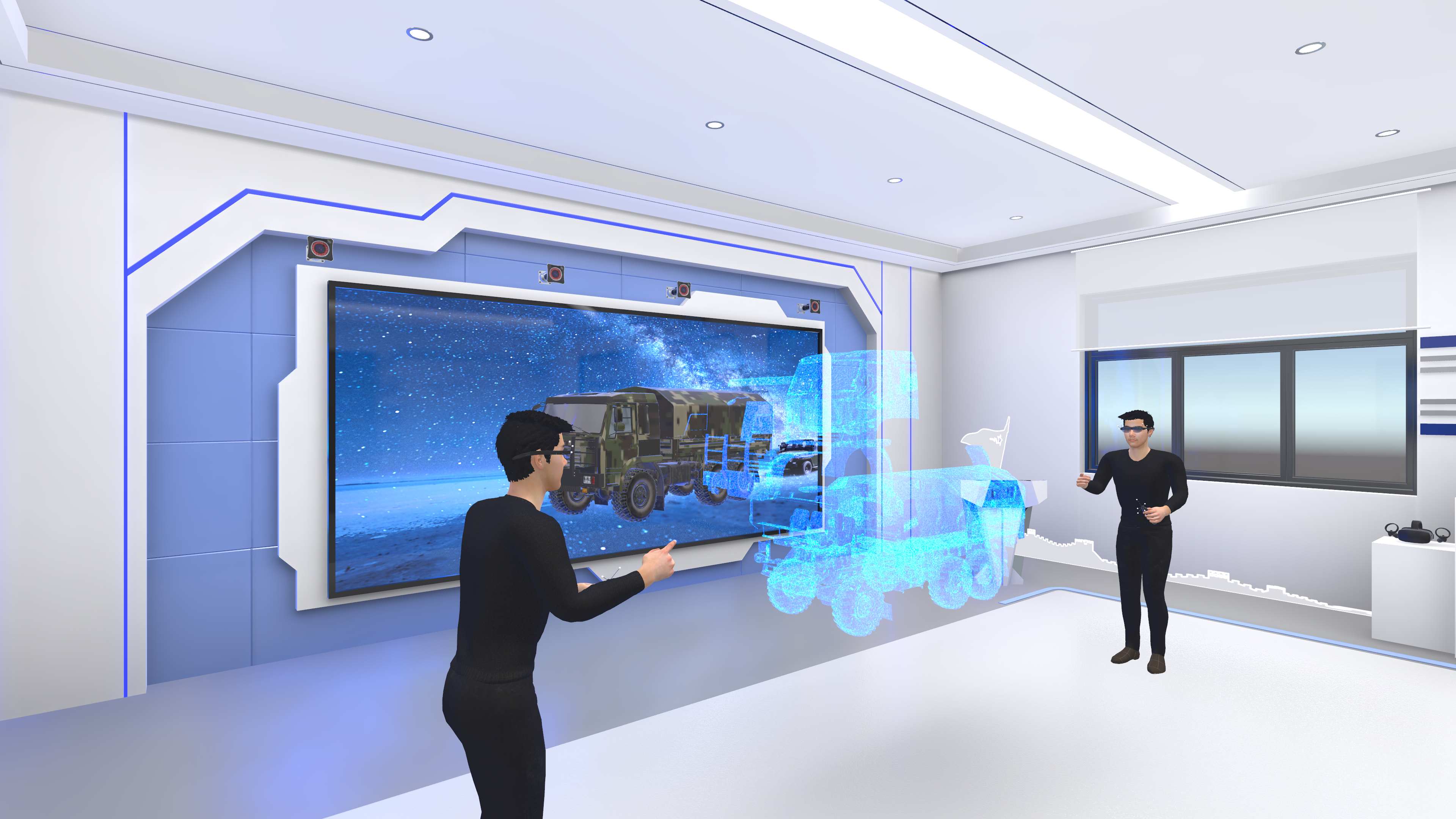 新工科3D-LED交互显示系统