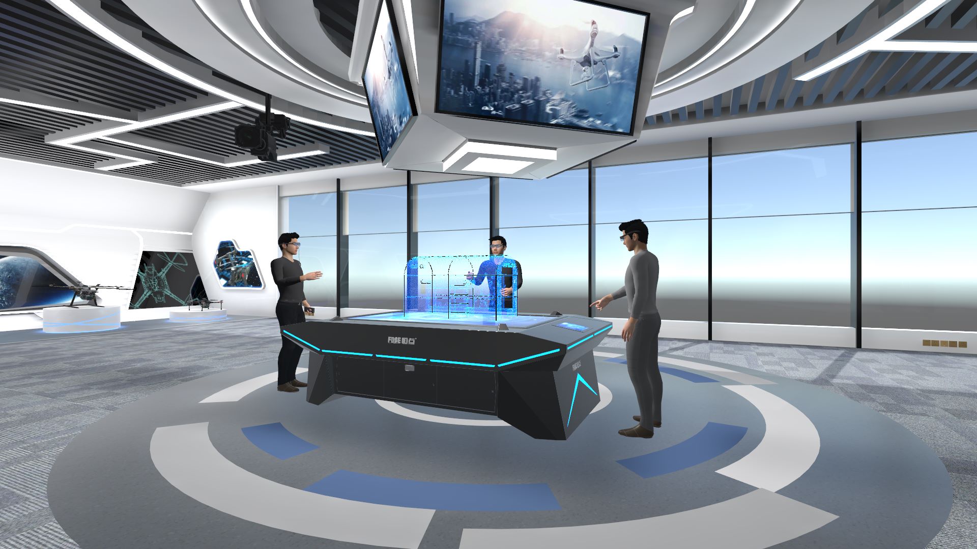 无人机飞行MR智能互动沙盘，赋能无人机专业实训