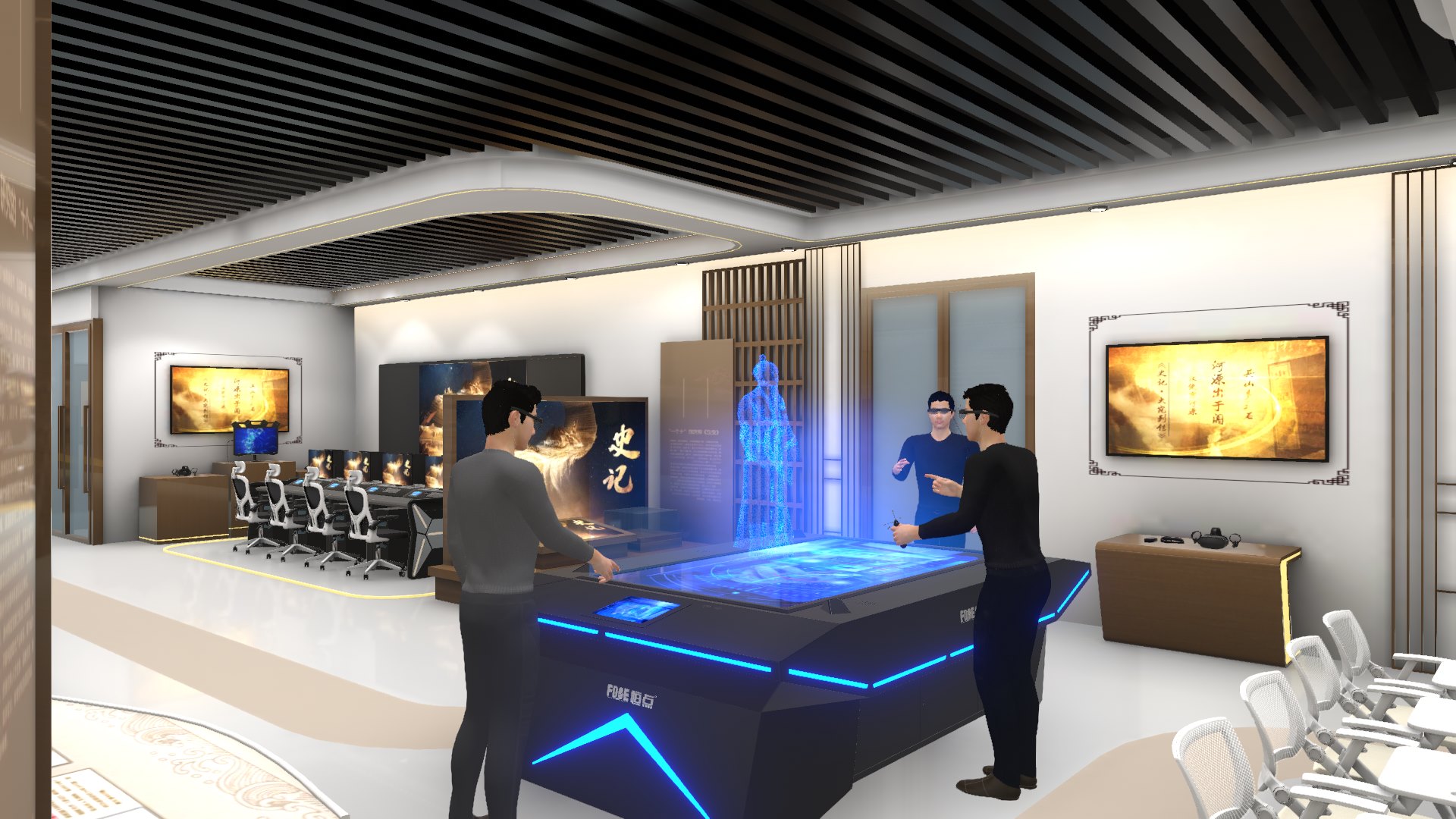 MR智能互动沙盘支持多人协同交互操作 MR智能互动沙盘支持多人协同交互操作