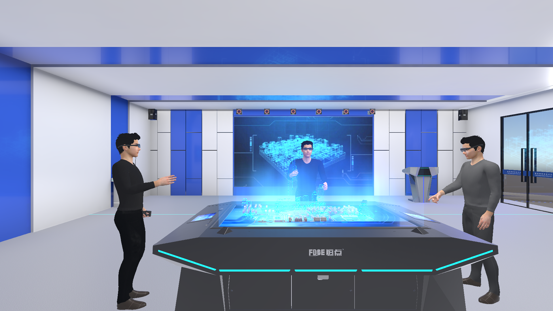 恒点MR智能互动沙盘 恒点MR智能互动沙盘