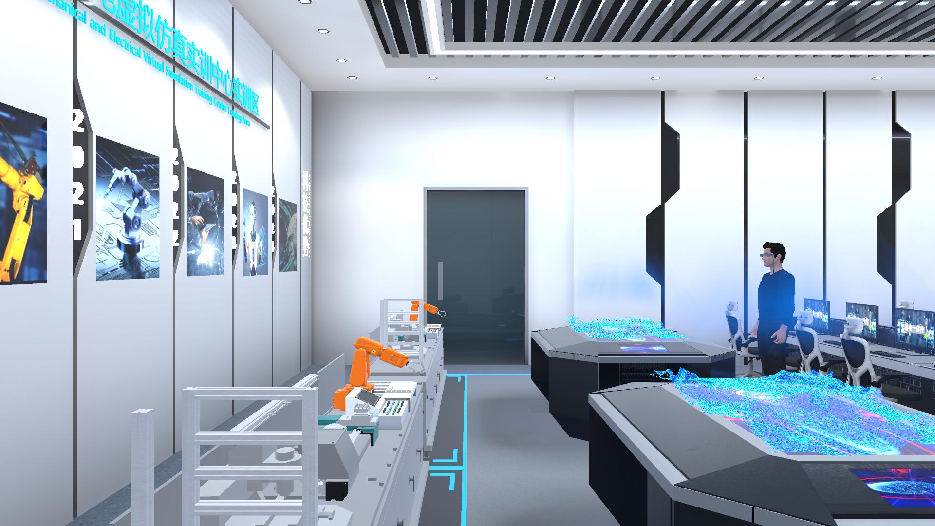 虚拟仿真能够搭建多样化的虚拟实训场景