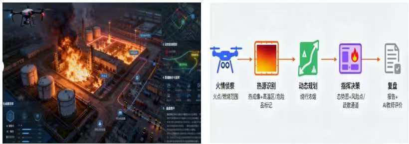 无人机火灾救援实践能力图谱 无人机火灾救援实践能力图谱