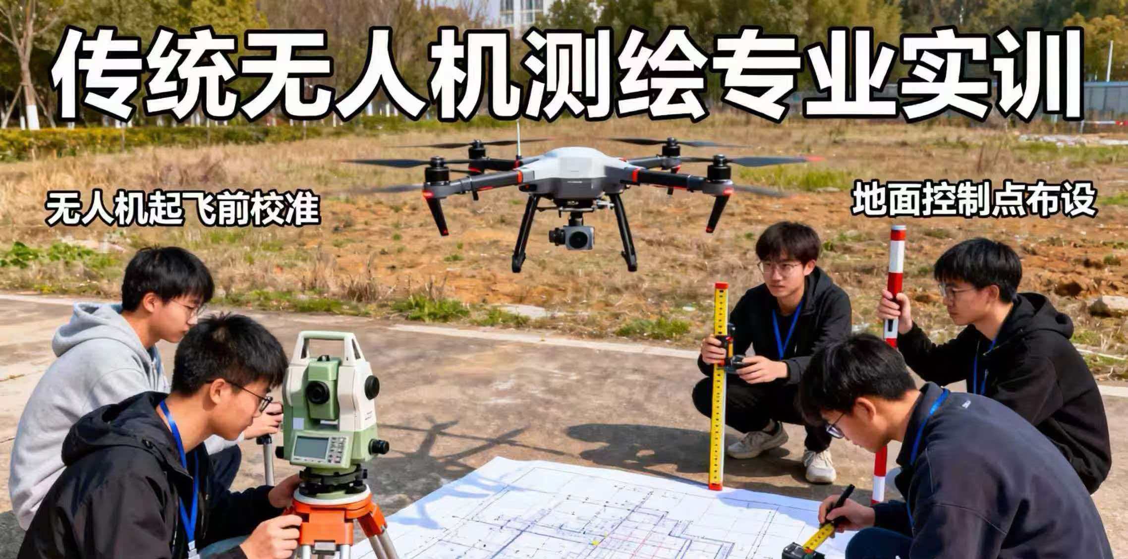 传统无人机测绘面临实训资源不足、教学手段传统、智能化水平不高等挑战