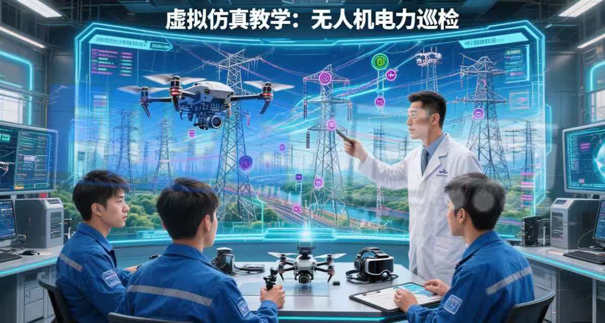 传统电力巡检实训长期受限于设备更新滞后、场景覆盖不足等问题