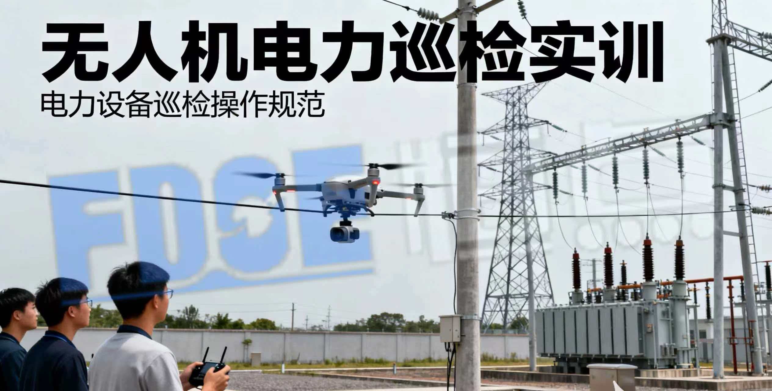 无人机电力巡检实训 无人机电力巡检实训