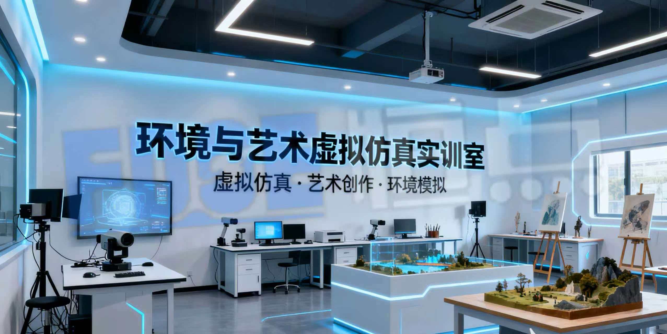 环境与艺术虚拟仿真实训室