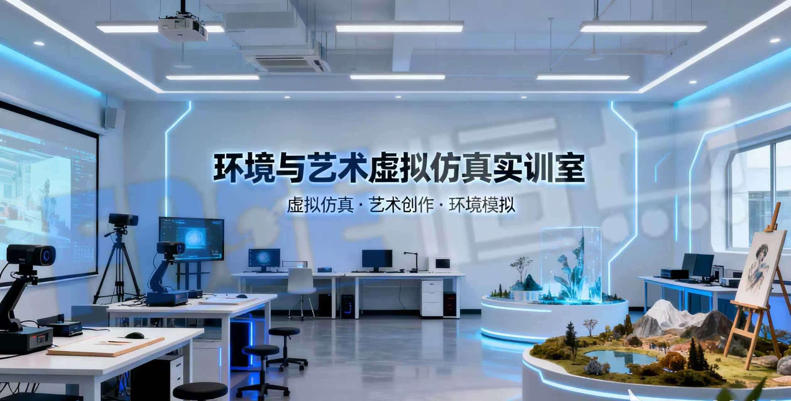 环境与艺术虚拟仿真实训室