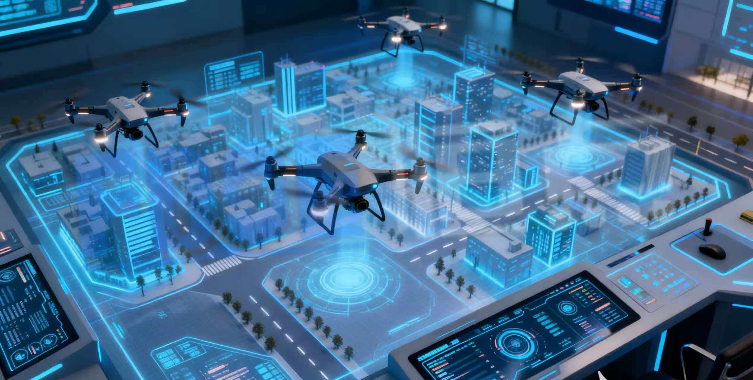 无人机城市管理智慧实训平台