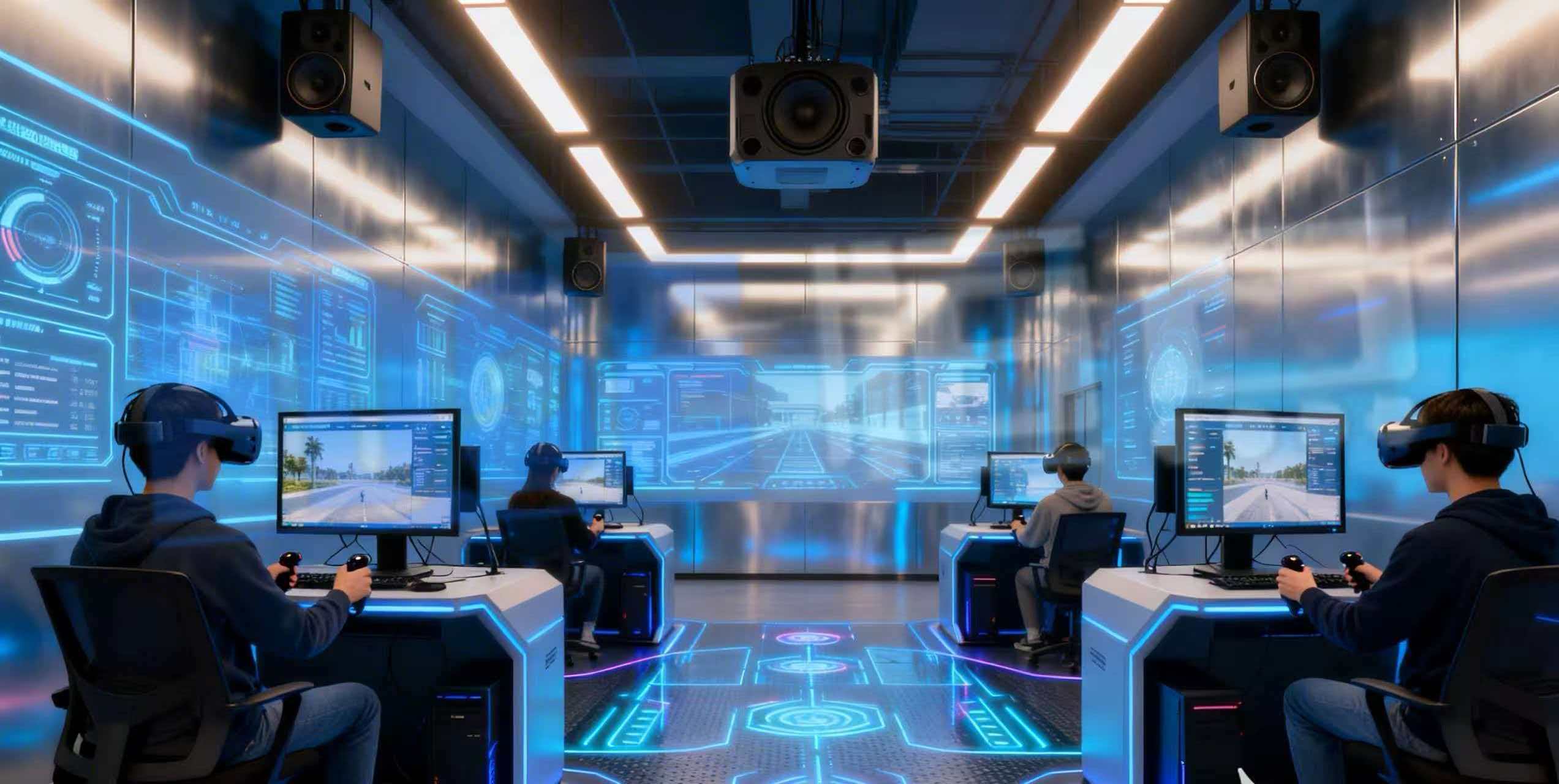 数字媒体虚拟仿真实训室