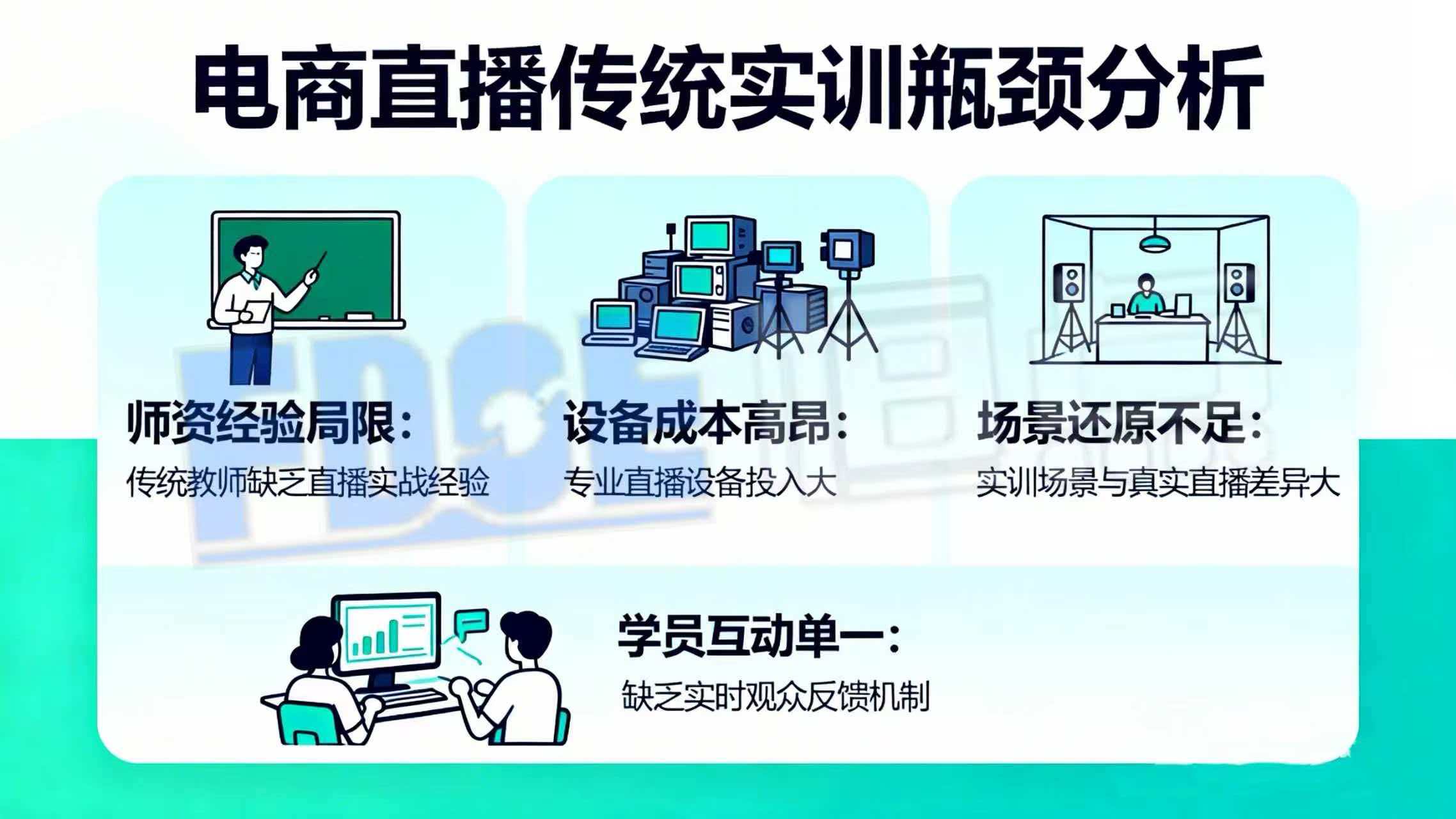 电商直播传统实训瓶颈分析 电商直播传统实训瓶颈分析