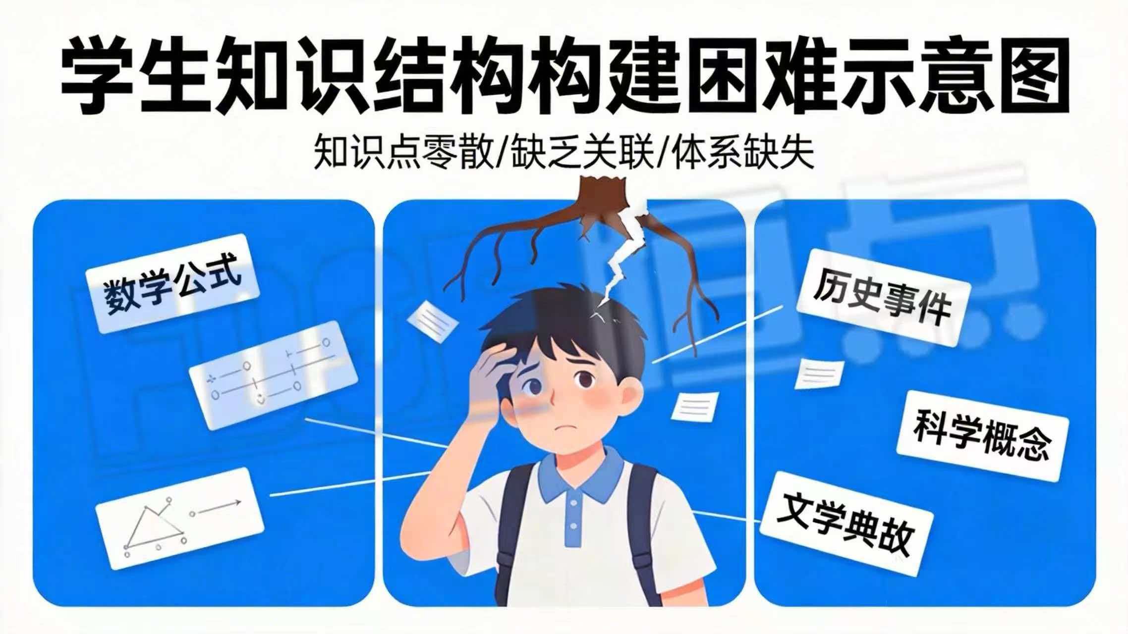 学生难以形成系统的知识结构