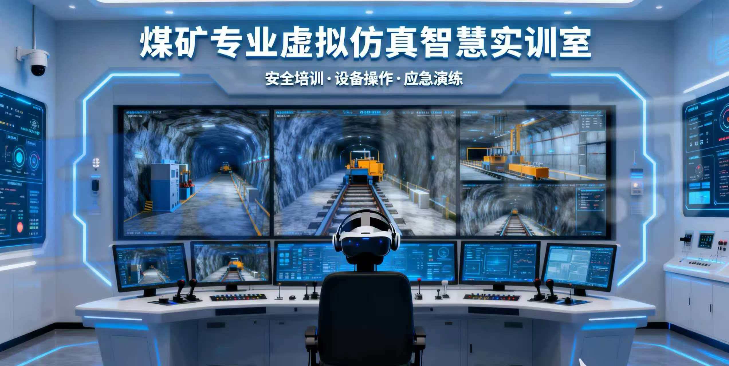 煤矿专业虚拟仿真智慧实训室