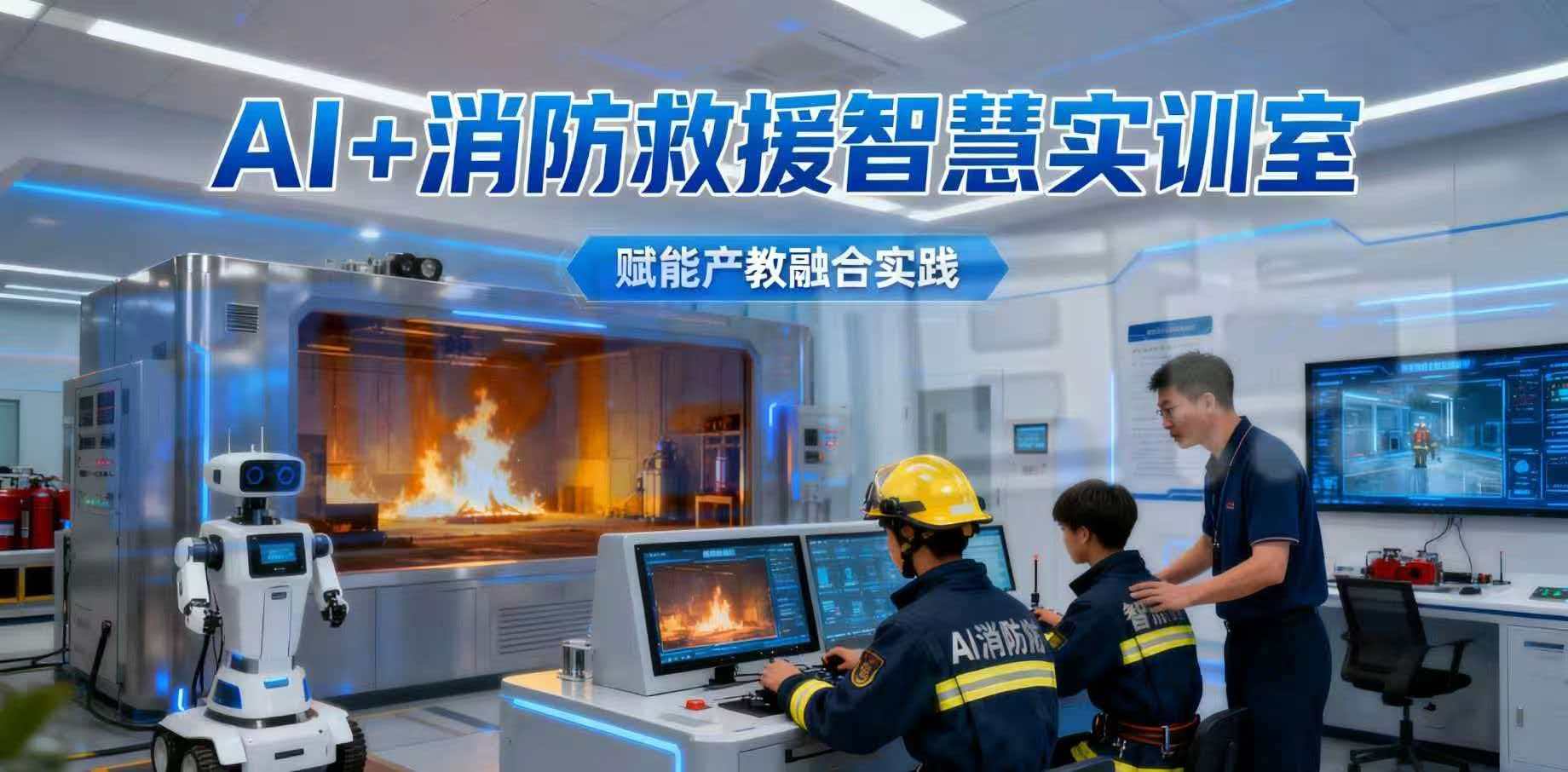 AI+消防救援智慧实训室赋能产教融合实践 AI+消防救援智慧实训室赋能产教融合实践