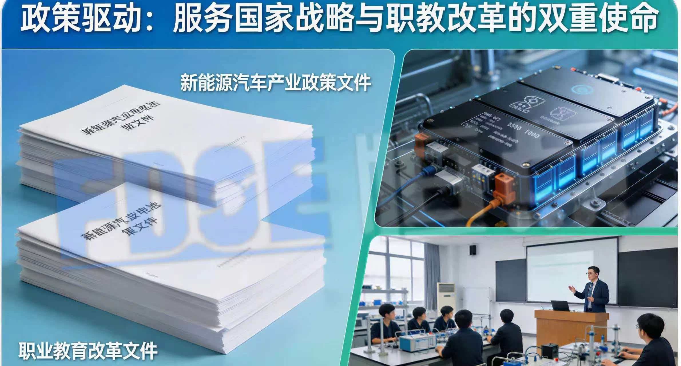 政策驱动:服务国家战略与职教改革的双重使命 政策驱动:服务国家战略与职教改革的双重使命