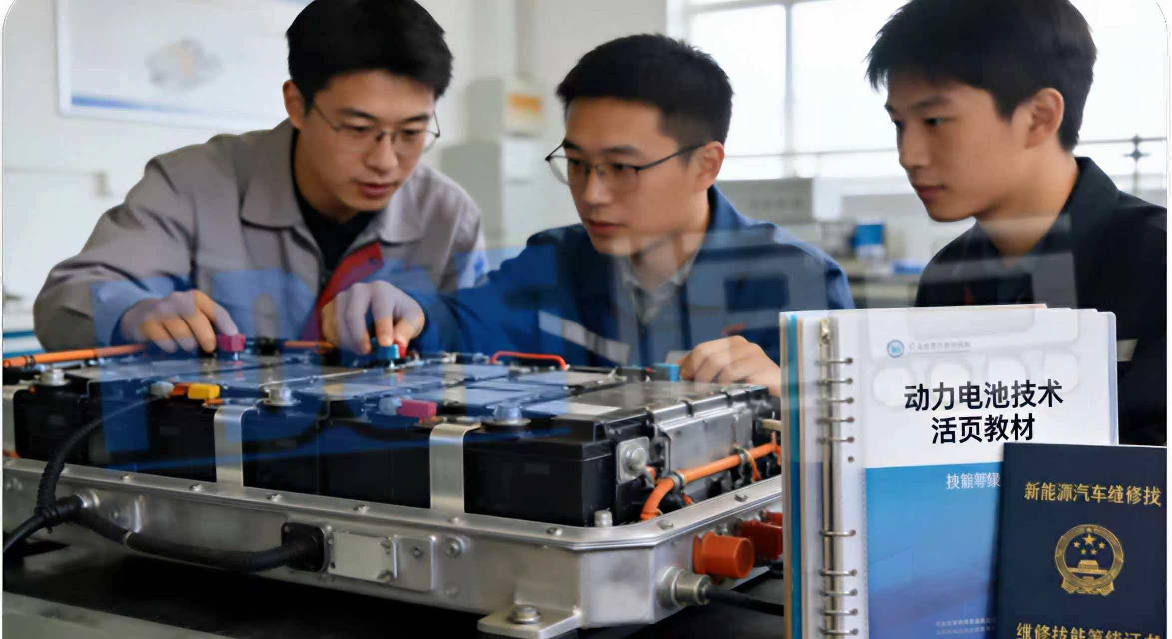 新能源汽车动力电池维护与拆装虚实融合实训室 新能源汽车动力电池维护与拆装虚实融合实训室