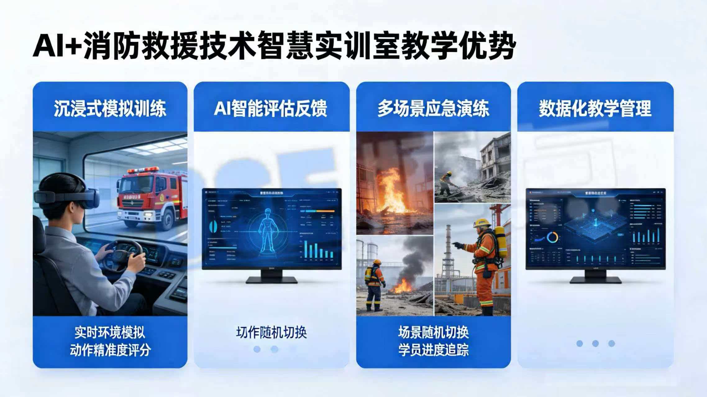 AI+消防救援技术智慧实训室的教学优势