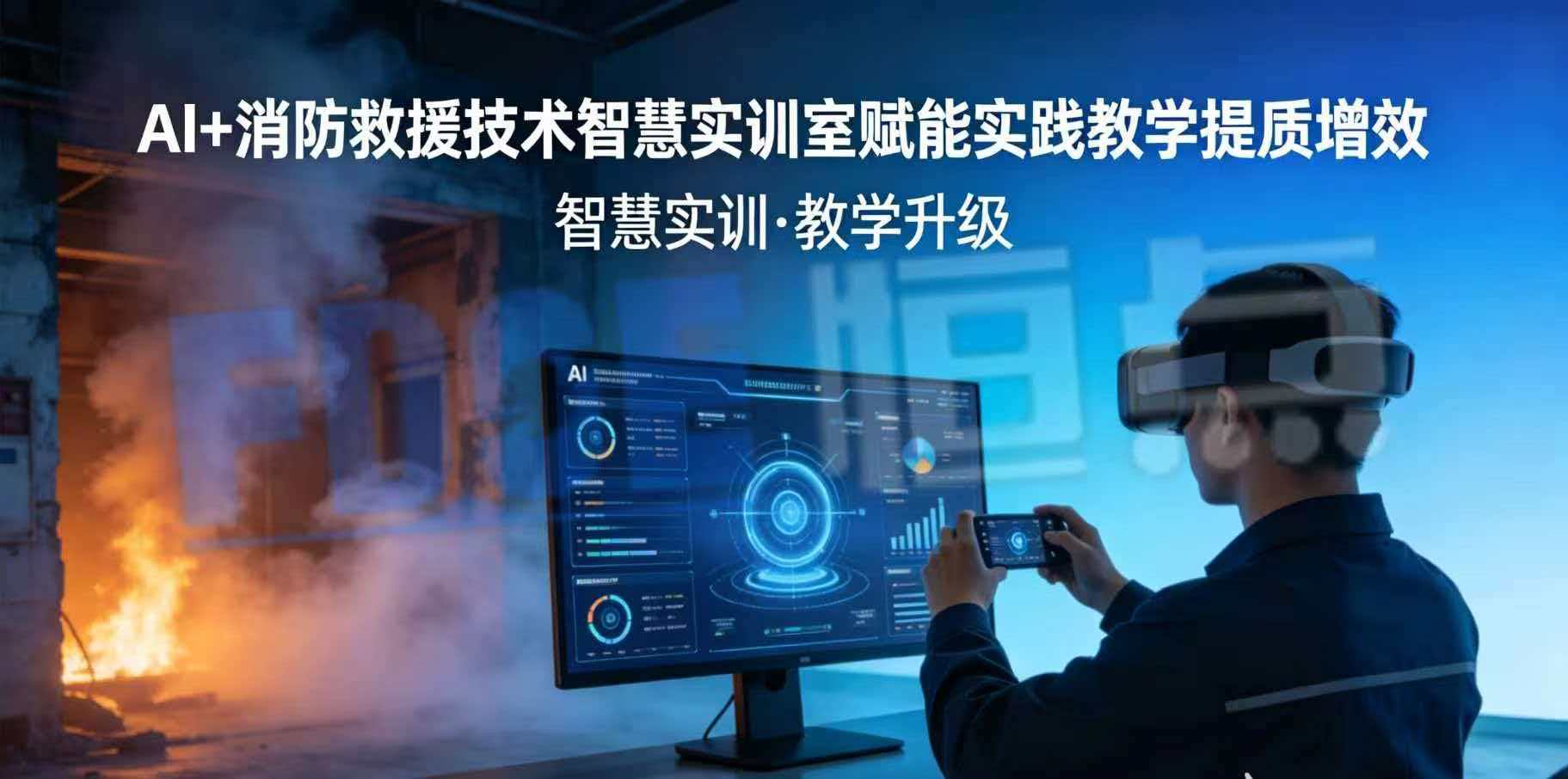 AI+消防救援技术智慧实训室赋能实践教学提质增效