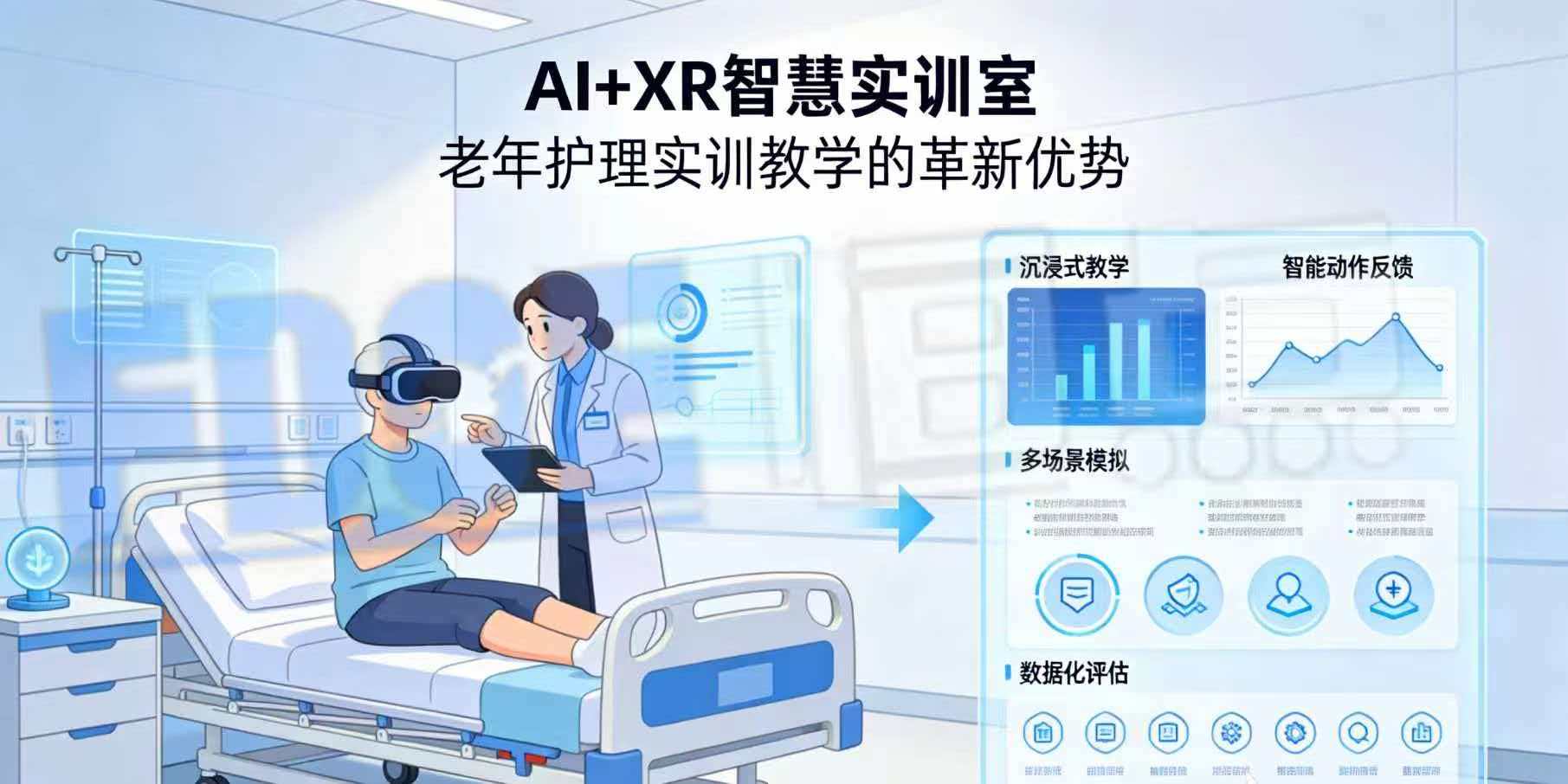 智慧实训室 老年护理实训教学的革新优势