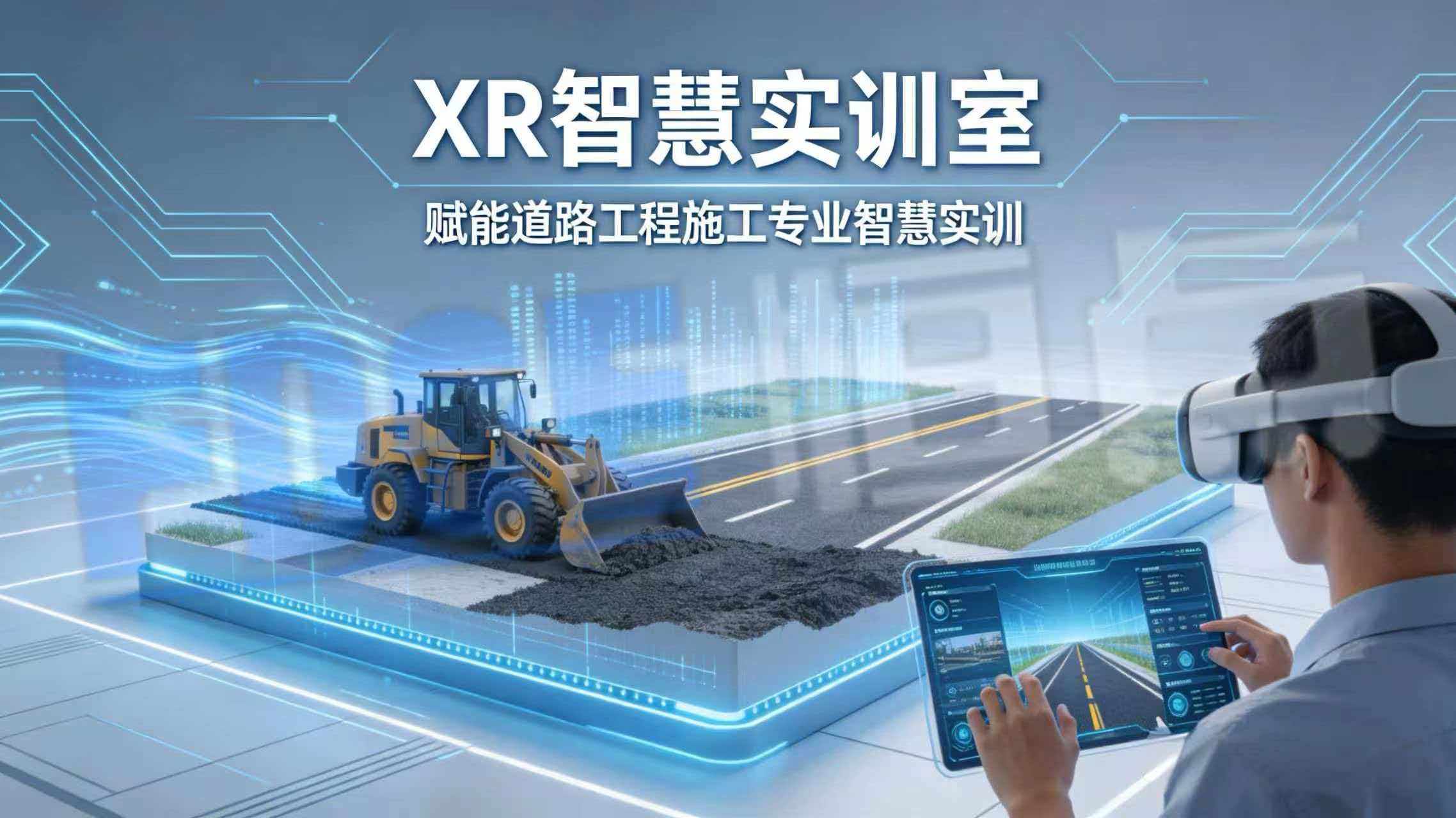 XR智慧实训室 赋能道路工程施工专业智慧实训 XR智慧实训室 赋能道路工程施工专业智慧实训