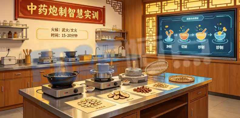 中药炮制技术虚实融合实训系统 中药炮制技术虚实融合实训系统