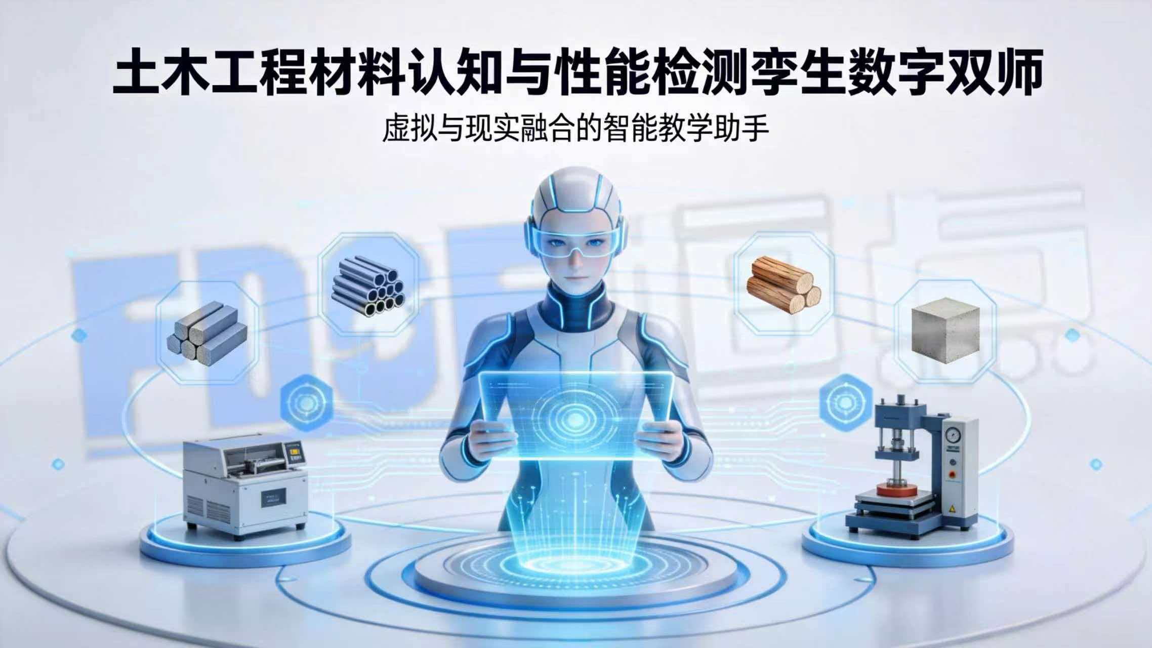 土木工程材料认知与性能检测孪生数字双师 土木工程材料认知与性能检测孪生数字双师