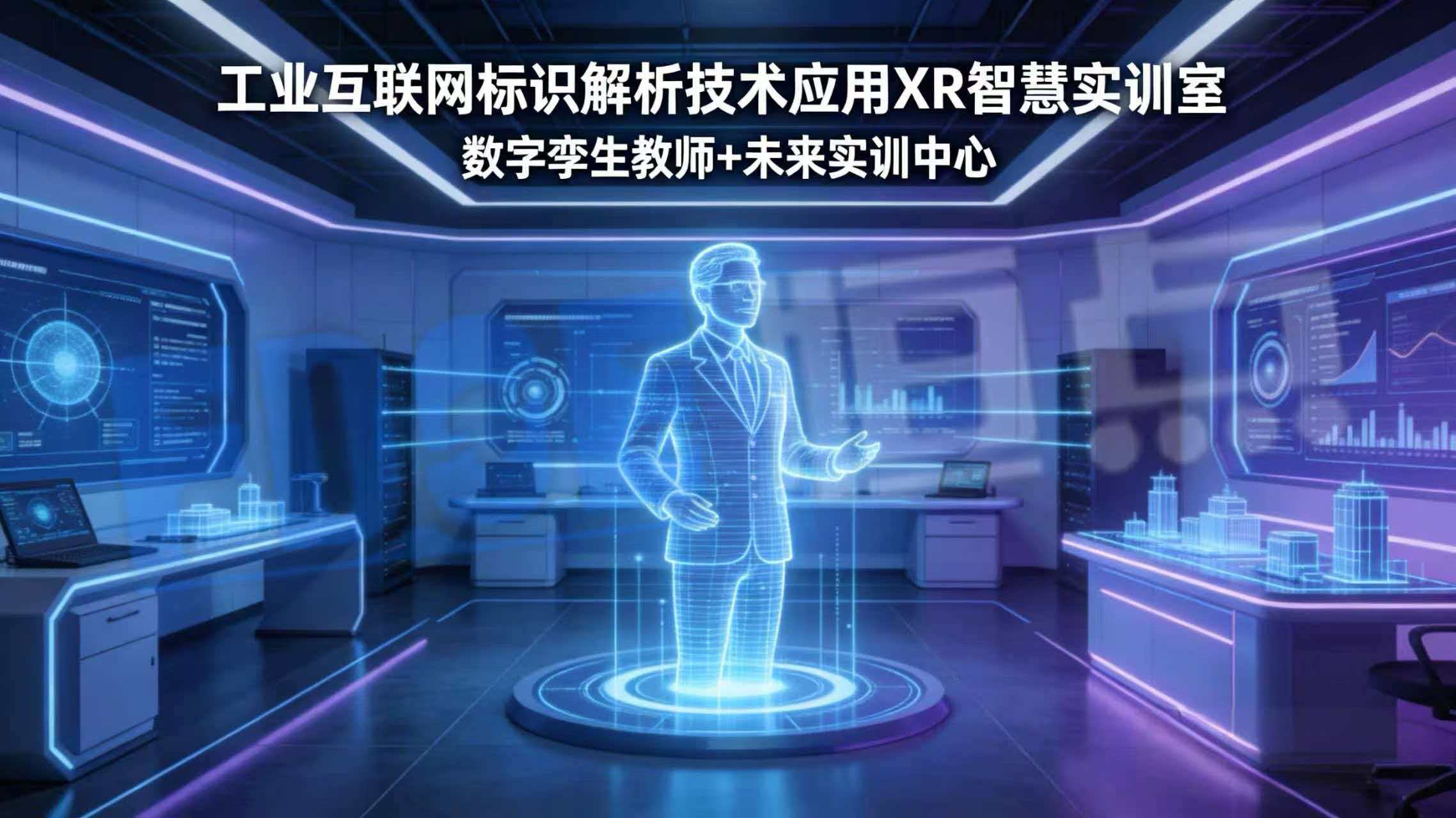 工业互联网标识解析技术应用XR智慧实训室 数字孪生教师+未来实训中心