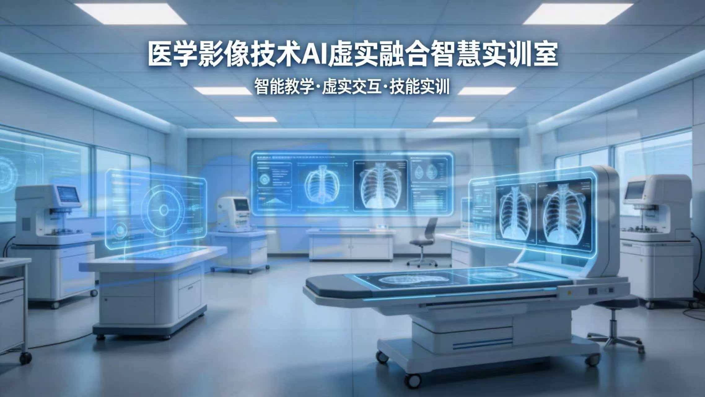 医学影像技术AI虚实融合智慧实训室