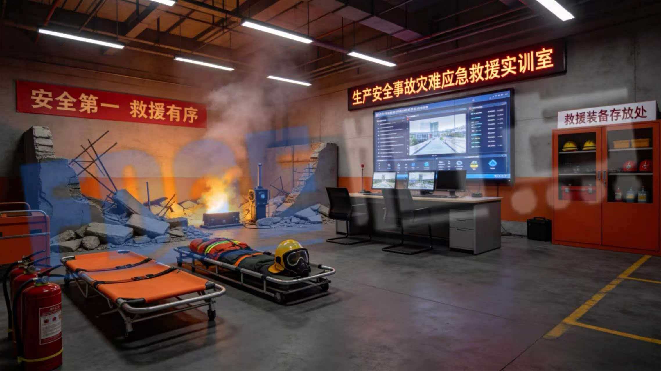 生产安全事故灾难应急救援实训室