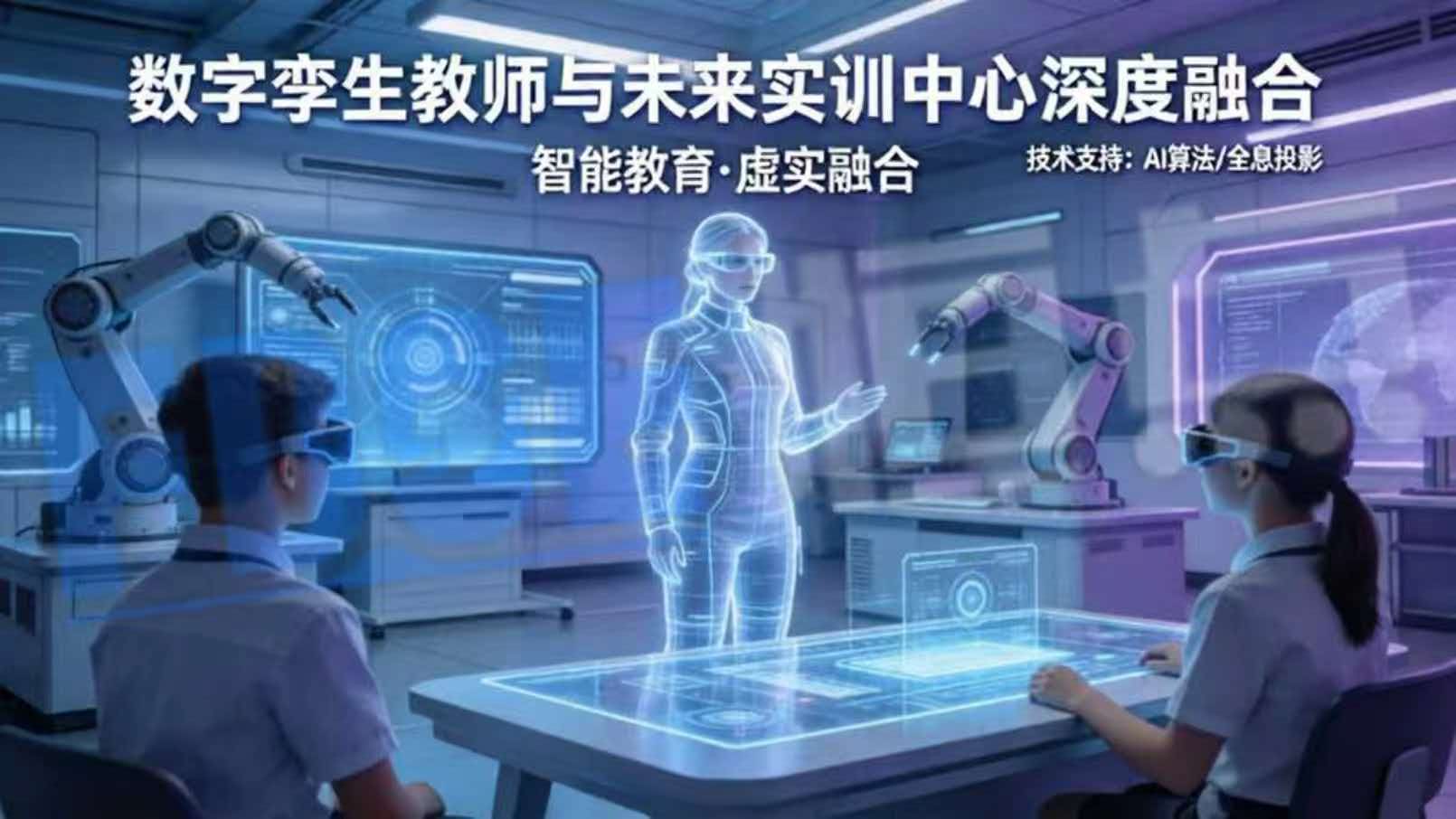 数字孪生教师与未来实训中心的深度融合 数字孪生教师与未来实训中心的深度融合