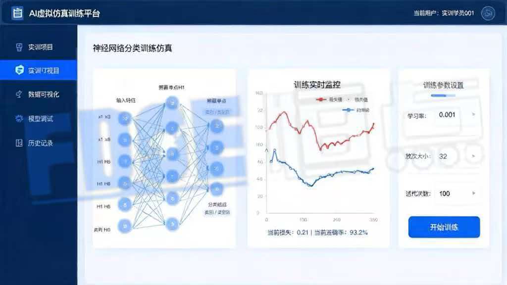 人工智能专业虚拟仿真模拟训练平台 人工智能专业虚拟仿真模拟训练平台