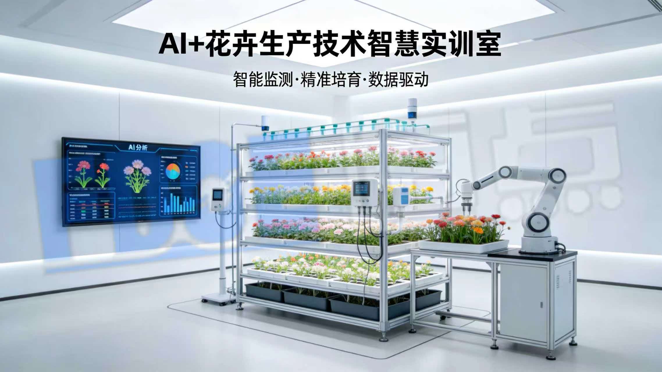 AI+花卉生产技术智慧实训室 AI+花卉生产技术智慧实训室