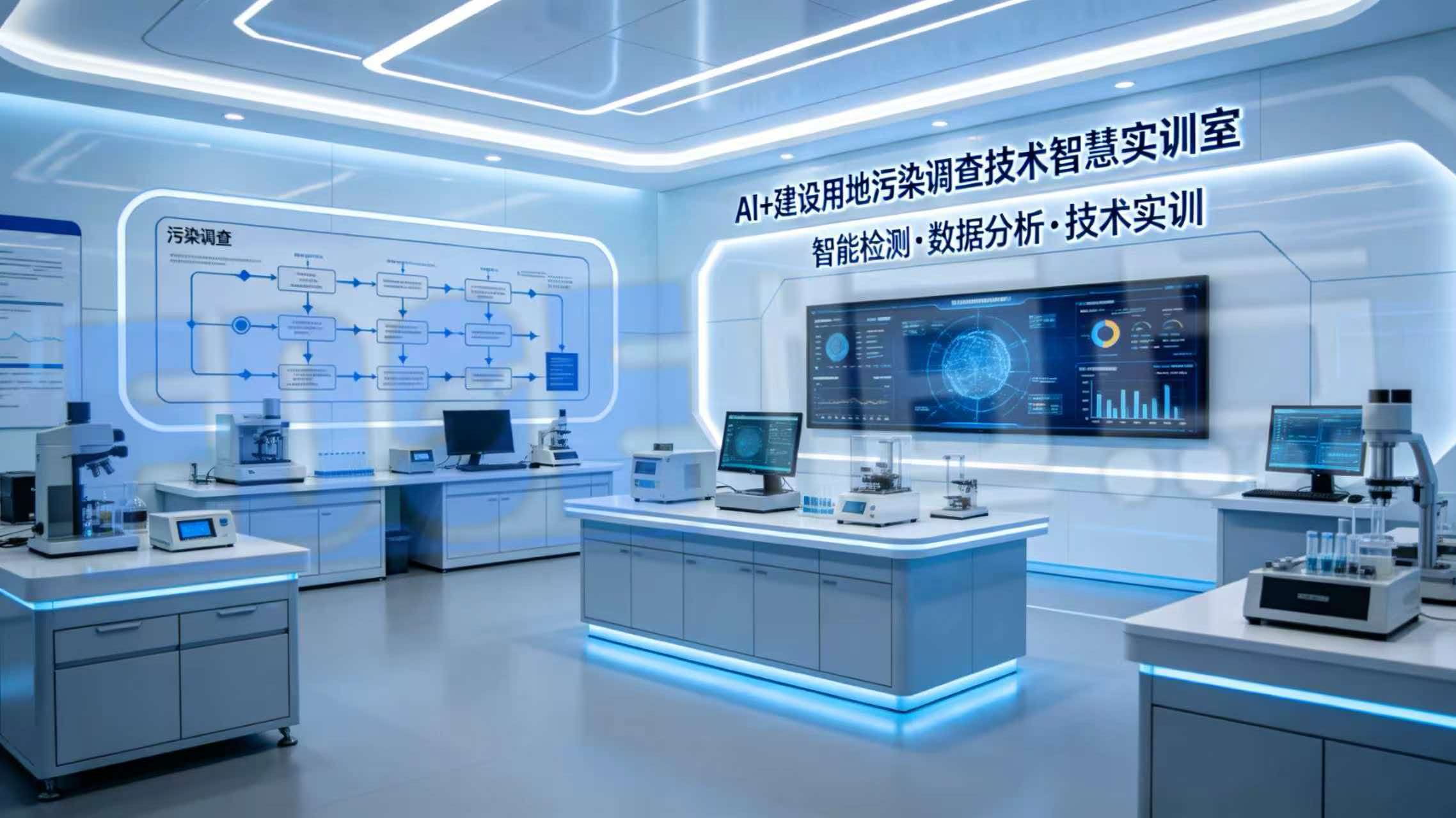 AI+建设用地污染调查技术智慧实训室 AI+建设用地污染调查技术智慧实训室