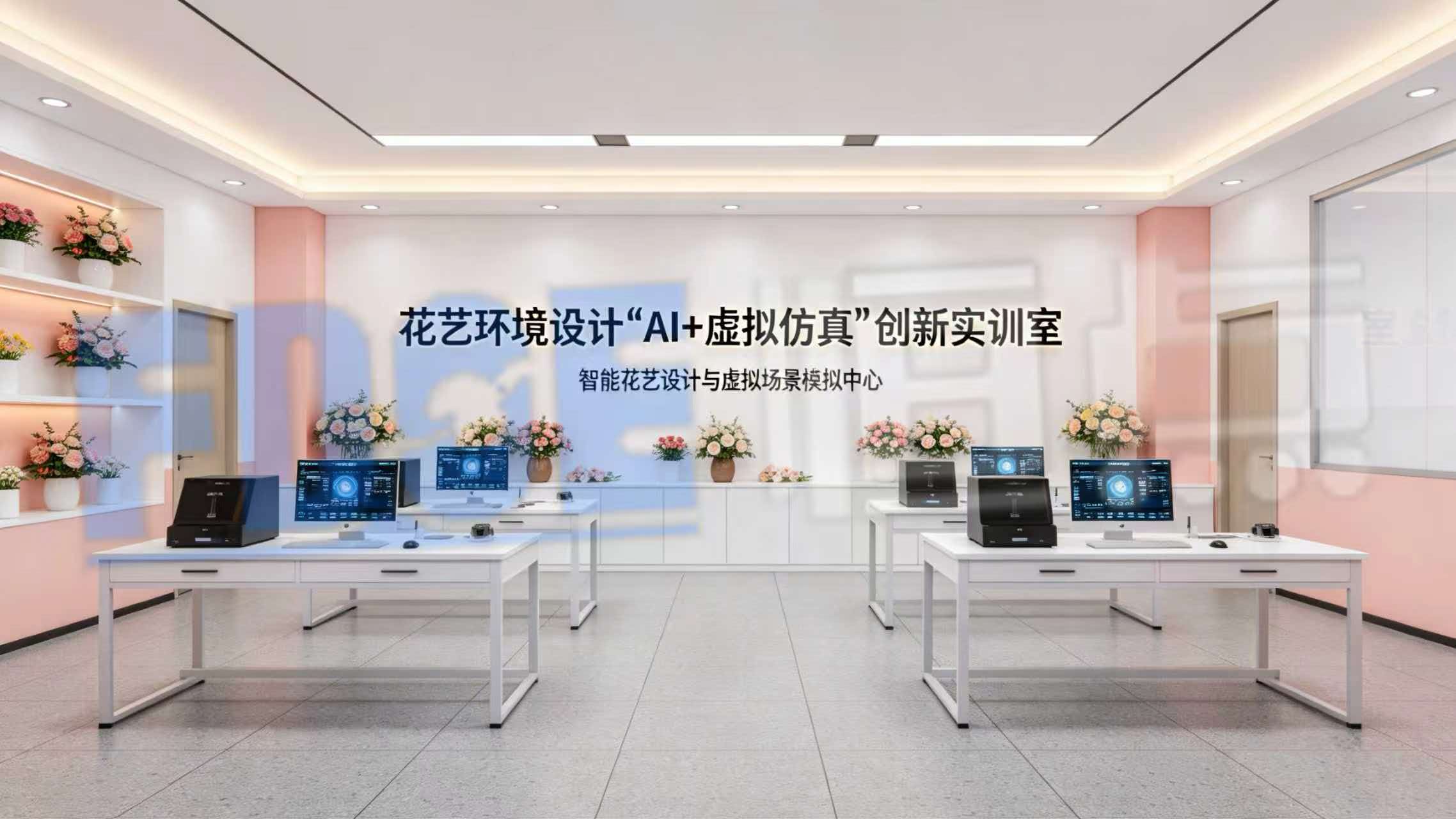 花艺环境设计“AI+虚拟仿真”创新实训室 花艺环境设计“AI+虚拟仿真”创新实训室