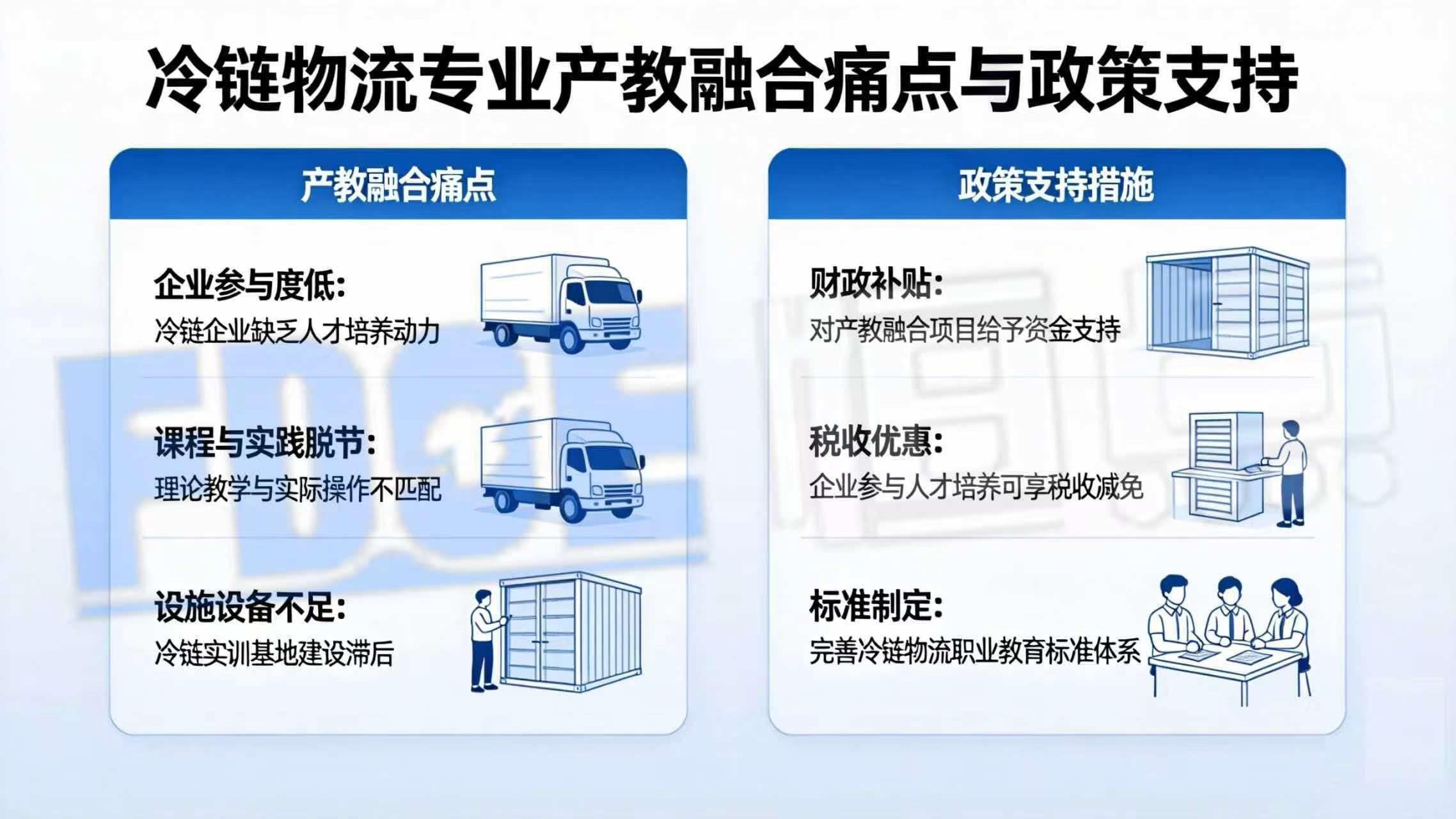 冷链物流专业产教融合痛点与政策支持 冷链物流专业产教融合痛点与政策支持